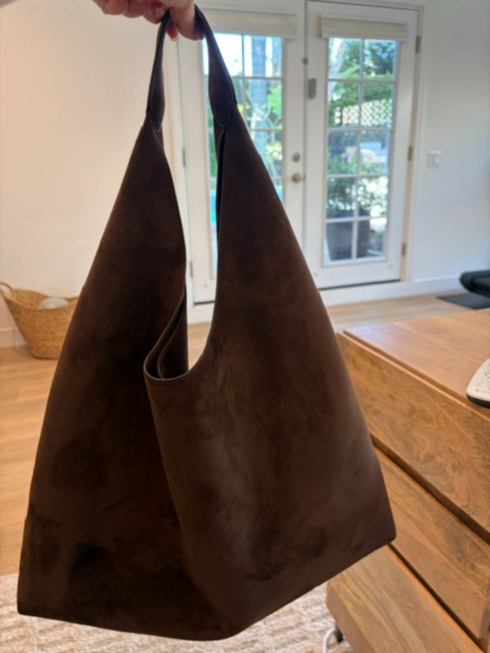 GAP Vegan Suede Slouchy Hobo Bag - Picture 3 of 6